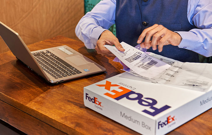 FedEx寄件流程